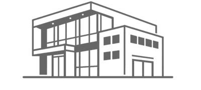 Symbolische Darstellung eines modernen B&uuml;ro- und Gewerbegeb&auml;udes f&uuml;r den Bereich Gewerbebau